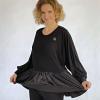 Kamila Design Top se saténovým volánem KD012 _01